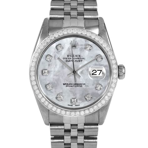 rolex datejust 16014 mother of pearl sapphire|rolex datejust for sale.